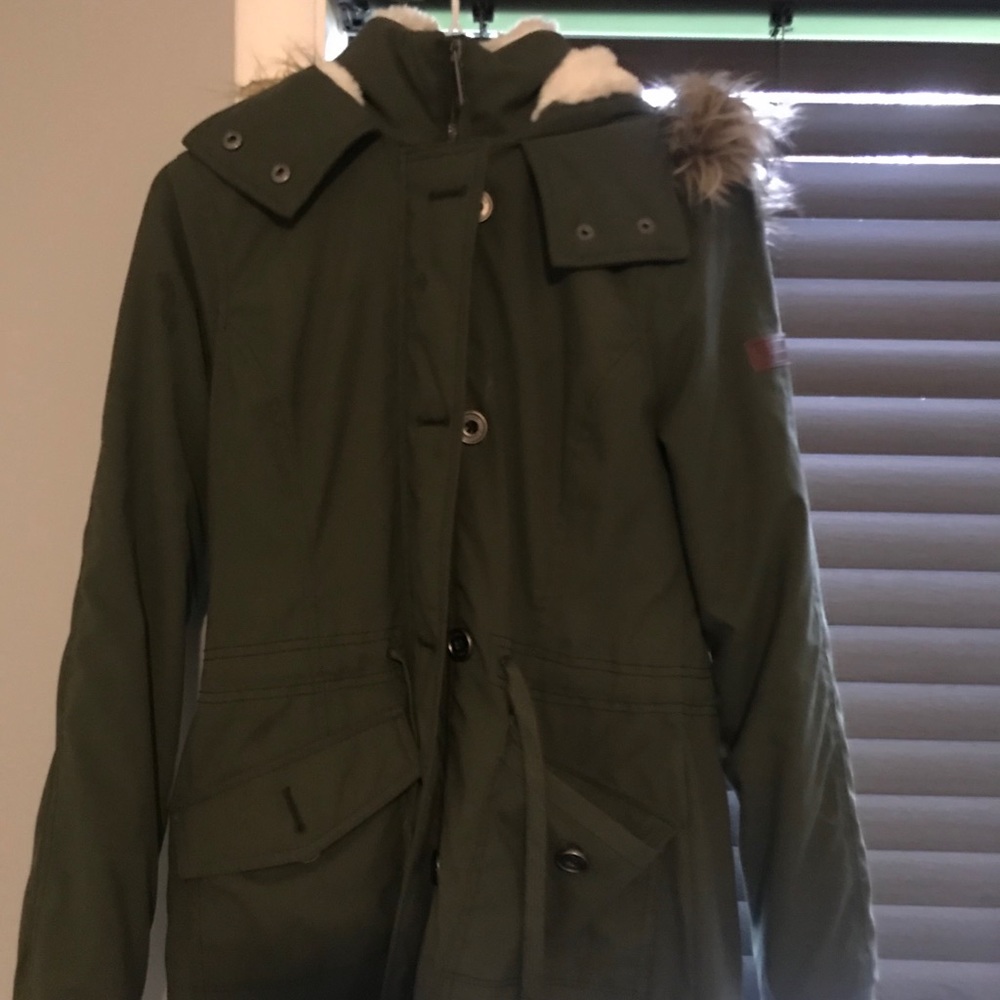 Army Green hollister coat